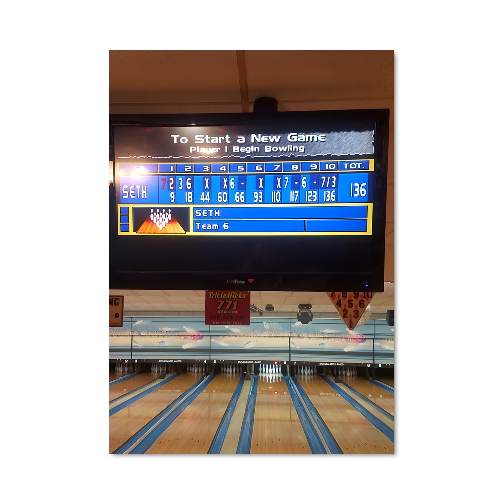 Poster open bowling